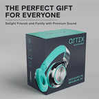 ARTIX CL750 Wired Headphones with Mic — Noise Isolating On-Ear Headphones for Computer and Laptop Wired, Plug in Corded Headphone with Wire (Foldable, Aux Jack 3.5mm)