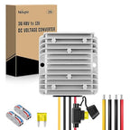 Nilight 48V 36V to 12V Voltage Converter 240W 20A Regulator Step Down to 12VDC Waterproof DC Convert Reducer Power Supply Transformer Module for Golf Cart Scooters