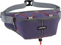 Fanny Pack for Women Men, Water-Resistant Travel Waist Pack with RFID Blocking, Wide Opening Crossbody Belt Bag for Phone, Passport, Small Hip Pack for Running, Hiking, Workout（Purple）