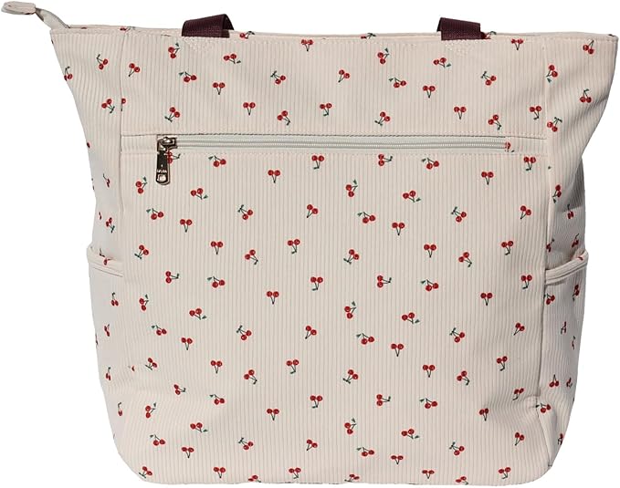 Original Floral Water Resistant Large Tote Bag Shoulder Bag for Gym Beach Travel Daily Bags Upgraded