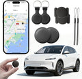 GPS Tracker No Subscription Twin Pack (Android), Car GPS Tracker, Car Tracker Device Hidden, 360 Days Battery, (Includes Keychain, Strap & Mount)