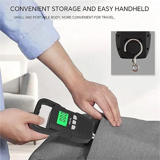 Luggage Weight Scale, 4pcs 60kg/10g LCD Digital Hanging Scale Electronic Weighting Luggage Scale Charging Portable Weighing Balance Tools,for Travel