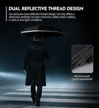 Windproof Travel Umbrella - Manual Open Close with No Rebound for Seniors & Kids, 43" Compact and Portable for Rain, Thoughtful Gift for Wife Husband Child