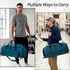 MIER Large Gym Bag for Men Sports Duffle Bag with Shoe Compartment 60L Lightweight Duffel Bags for Workout Fitness Travel