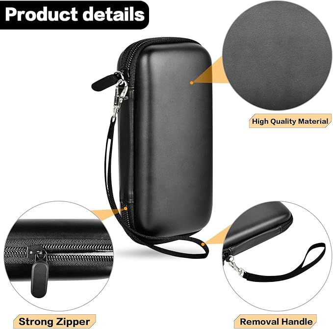 Case Compatible with Anker Portable Charger, 313 Power Bank (for PowerCore Slim 10K) / 523 Power Bank (Slim 10K PD) 10000mAh Battery Pack. 10K Battery Pack Storage Holder Bag (Box Only)- Black