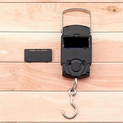 Digital Luggage Scale, Handheld Portable Mini Digital Hanging Hook Scale 50Kg/5g LCD Display Electronic Weighting for Travel Fishing Luggage,for Suitcase Hanging Weight