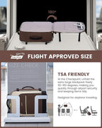 LOVEVOOK Large Travel Backpack for Women, TSA Carry on Backpack for Airplanes, 40L Personal Item Travel Bag for Women fits 17" Laptop,Waterproof Carry on Bag Airplane Approved with 3 Packing Cubes