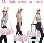 BLUBOON Duffle Bag Girls Kids Cute Gym Bag with Shoes Compartment & Wet Separation Waterproof Sports Overnight Travel Bag