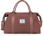 HYC00 Travel Duffel Bag,Carry-on Overnight Weekender Bags for Women,Sports Tote Gym Bag with Wet Pocket