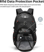 Swissdigital Laptop Backpack with USB Charging Port, Travel Backpack Fits 15.6 inches Computer, 31L Backpack for Men | SD8039508F-01