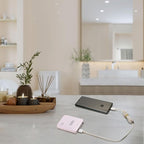 4AA Operated Battery Powered Phone Charger Holder, Battery Holder for Emergency Charging, Portable USB Charging Stand with 4 Battery Slots (Batteries Not Included)
