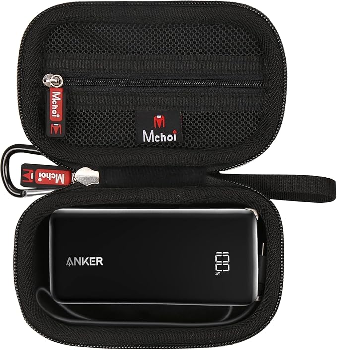 Mchoi Hard Protective Case Suitable for Anker 3-in-1 Power Bank USB C Charger Block,10000mAh 10k Portable Charger, Shockproof Power Bank Storage Case, Case Only