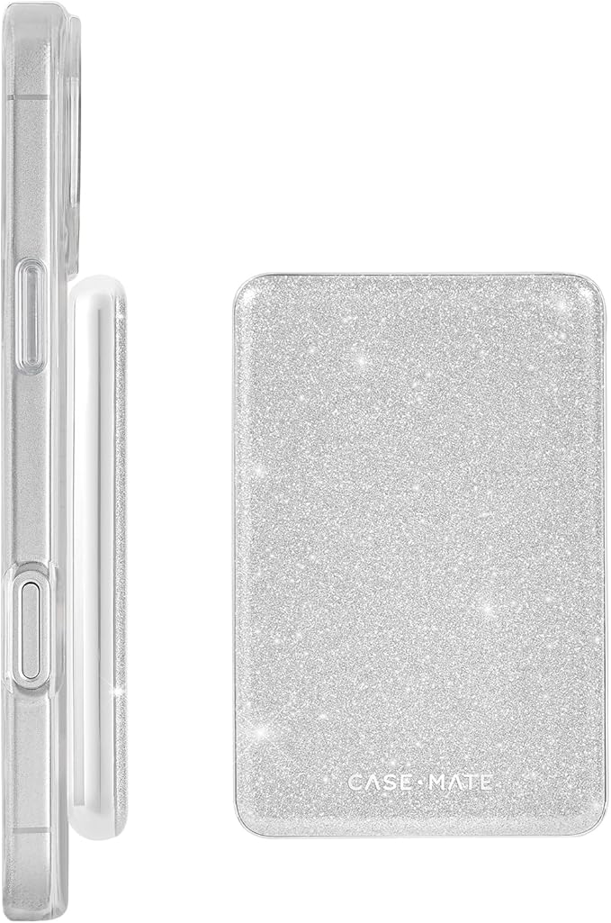 Case-Mate MagSafe Portable Charger Power Bank 5000mAh - iPhone Charger for Fast Charging - Qi Compatible Magnetic Wireless Battery Pack with USB-C Cable for All Phones - Slim Lightweight - Twinkle