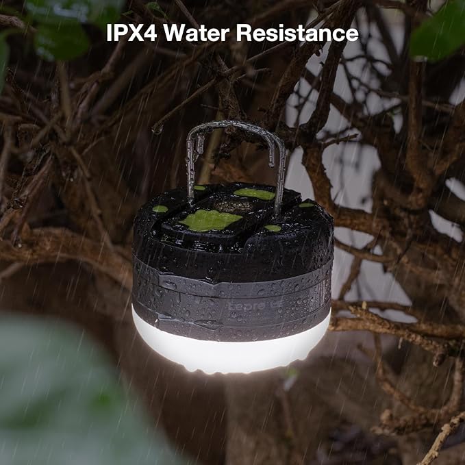 LE LED Camping Lantern Rechargeable, 410LM, 5 Light Modes, Power Bank, Waterproof, Mini Flashlight with Magnetic Base for Hurricane Emergency, Outdoor, Hiking, Home and Car