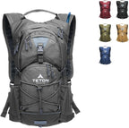 Teton Oasis/Trailrunner Hydration Backpack – Lightweight Water Pack with 2L/3L Bladder for Hiking, Running, Cycling, Biking 18L/22L Sizes – Sewn-in Rain Cover – Fits Men and Women