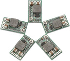 DROK 5v Regulator, 5pcs Mini Voltage Reducer DC 4.5-24V 12V 24V Step Down to 5V Buck Converter Board 3A Volt Step-Down Transformer Power Supply Module