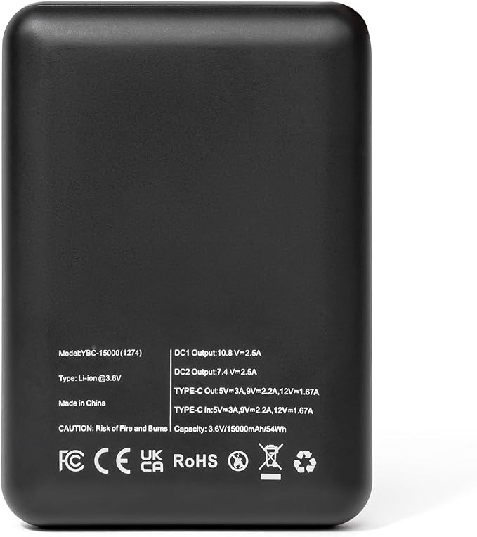 Weston Jacket Battery 7.4V 15,000 mAH