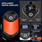 Portable Shower for Camping,7800mAh Rechargeable Camping Shower Pump,IPX8 Waterproof Outdoor Shower with LED Display and 3 Spray Modes for Hiking,Travel, Pet, Car Wash,RV Life