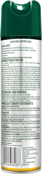 Repel Insect Repellent Sportsmen Formula 25% DEET, 8.125 Ounces, Bonus Aerosol with 25% DEET to Repel Mosquitoes, Ticks, Gnats, Biting Flies, Chiggers and Fleas for Long-Lasting Protection