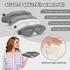 3D Advanced Eye Mask for Sleeping，Ultra Delicate Soft Skin Friendly Eye mask，100% Blackout Sleep Eye Mask for Sleep, Eyelash Extension Sleep mask