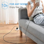 iPhone 17 16 15 Charger Fast Charging 3+3Pack 20W USB C Wall Charger with 10FT Fast Charging Cable Compatible with iPhone 17/17 Air/17 Pro/17 Pro Max/iPhone 16/15 Series, iPad Pro/AirPods -Black