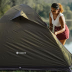 Backpacking Tent for Camping 2/3/4 Person Hiking Ultralight Tent for Waterproof Windproof Outdoor Tents Easy Setup Two Doors Double Layer Lightweight Instant Tents