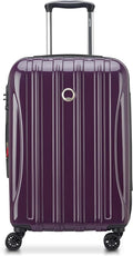 DELSEY PARIS Helium Aero Hardside Expandable Luggage with Spinner Wheels, Plum, Carry-On Plus 21 Inch