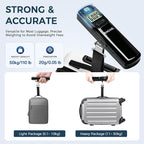 BAGAIL 9 Set Packing Cubes and Battery-Free Luggage Scale