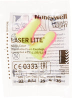Howard Leight by Honeywell Laser Lite High Visibility Disposable Foam Earplugs, Pink/Yellow , 200-Pairs (LL-1) - 3301105