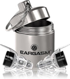 Eargasm High Fidelity Blackout Earplugs for Concerts, Festivals, Musicians, DJs, Night-Life, Motorcycle Hearing Protection - Reusable Ear Plugs for High Fidelity Noise Reduction up to 21 dB