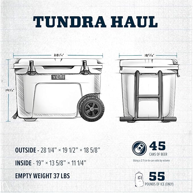 YETI Tundra Haul Portable Wheeled Cooler