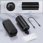 Portable Power Bank with 100W AC Outlet, 98Wh/27000mAh with 65W PD USB C, Travel Portable Battery Pack Laptop Power Bank for HP, Notebooks, MacBook1