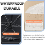 erised's bifrost Mini Travel Folding Umbrella with Carabiner Handle for Women Men Kids/Lightweight Portable Compact/Small Parasol/UV Protection/UPF50+/6Ribs/Sun Rain/Fits in Pocket Car Purse