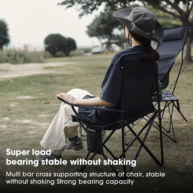 Damei century Folding Camping Chairs- Lightweight, Portable Chair for Beach, Lawn, Outdoor Sports
