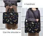 MNSRUU Laptop Bag for 15.6 inch Black Gothic Bats