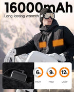Heated Vest Battery Pack 7.4V 16000mAh Compatible with ORORO, Battery Pack for Heated Vest, LED Rechargeable Power Bank for TODWARM, for Vestego, for Weamest