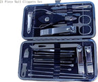 Nail Clippers Set for Men Women Parent Earpick EarpickerProfessional Manicure Set BWLSMART 21 Pieces Pedicure Kit, Nail Care and Grooming Kit with Travel Case Fingernail and Toenail Clipper Cutters