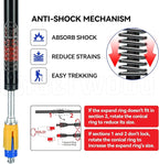 Trekking Poles Collapsible Hiking Poles - 2 Pack Adjustable Aluminum Hiking Sticks, Lightweight Walking Sticks for Women, Men, Seniors, Kids, Walking Poles for Backpacking by Underwood Aggregator