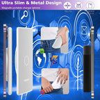 Magnetic Battery Pack for iPhone /17/16/15/14/13/12 Series, 10,000mAh Mag-Safe Battery Pack, Slim Mag-Safe Power Bank Charger, Power Bank Magnetic Charger for iPhone (White)