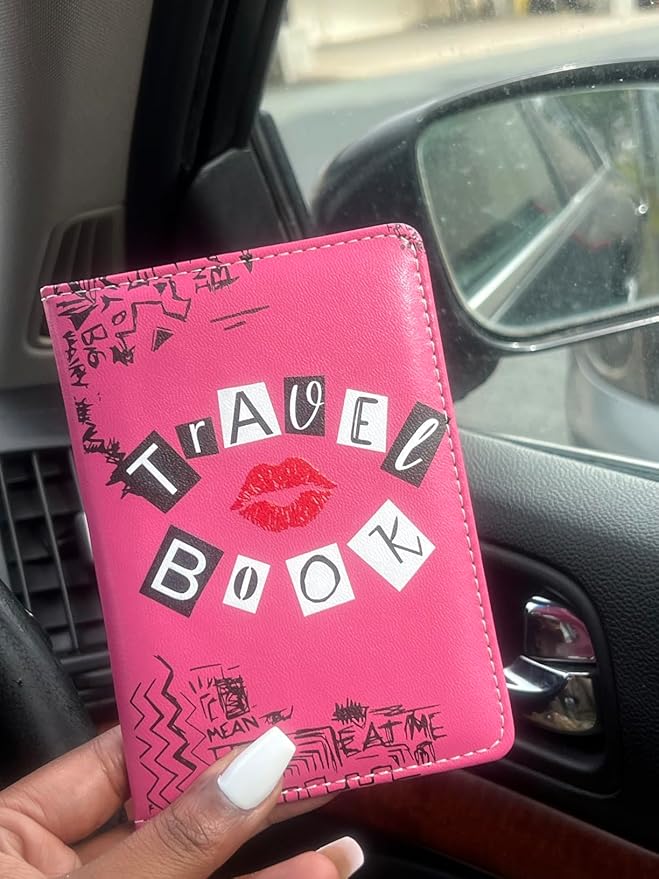 Burn Book Passport Cover Holder Travel Book