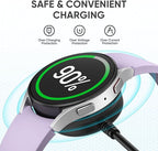 [2-Pack] Charger Cable for Samsung Galaxy Watch 8/8 Classic/Ultra/7/6/6 Classic/5/5 Pro/FE, Magnetic Fast Charging Dock