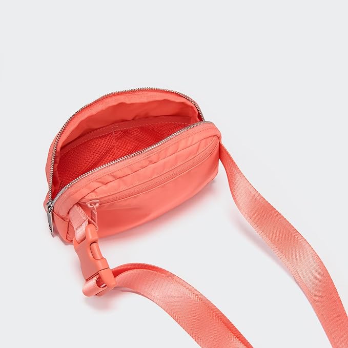 Pander Everywhere Belt Bag for Women, Fashion Waist Packs, Crossbody Bags, Everywhere Belt Bag with Adjustable Strap (Dark Salmon).