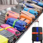 2Pcs Luggage Straps for Suitcase Travel Accessories TSA Approved, 80In Long Belts to Keep Your Suitcase Secure, Adjustable Bag Straps with Quick-Release Buckle for Travel Bag Closure, Green