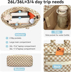 Puffer Tote Bag with Pouch,Women's Lightweight Quilted Shoulder Bag,15.6"/17.3" Laptop Travel Weekender for Work & Nurses