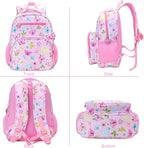 RHCPFOVR Kids Backpack for Girls - Girls Backpack 3-8 Ages Butterfly for Kids 15 Inch School Bookbag for Kindergarten Elementary School Bookbag for Girl 1st 2nd Grade