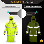 KwikSafety - Charlotte, NC - TORRENT Rain Jacket & Trench Coat ANSI OSHA Class 3 High Visibility Jacket Hi Vis Rain Gear