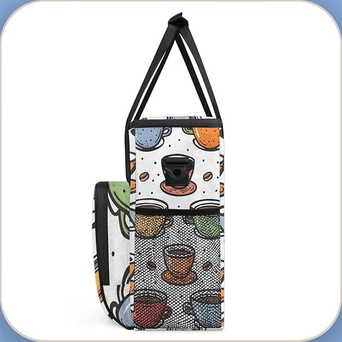 Travel Coffee Maker Carrying Bag Compatible with Keurig K-Mini or K-Mini Plus, Single Serve Coffee Maker Portable Storage Bag with Shoulder Strap(Bag Only)