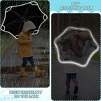 ALAZA Kids Umbrella Stick Umbrellas Cute Umbrella for Boys Girls Toddler UV/Sun Rain Windproof