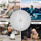 Thopeb–The Original Personal Safety Alarm for Women Self Defense – Elders & Kids Self Defense Keychain Siren – 135dB Loud Siren Bird Sound – Cute Key Chains Protection (White)