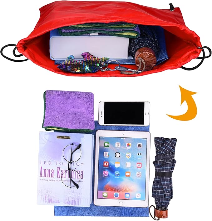 PLULON 30 Pcs Red Drawstring Bags Bulk String Bags Drawstring Backpack Cinch Sack Backpack Bags for Yoga Traveling Outdoor Party